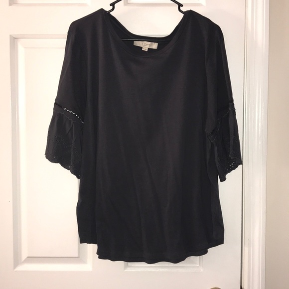 LOFT Tops - NWT Loft Eyelet Sleeve Top